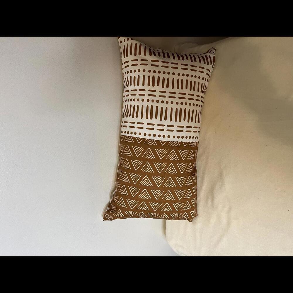 Boho Chic Decorative Throw Pillows Set Earthtones - Picture 2 of 5
